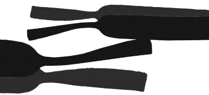 Neoprene strap - black Neoprene strap - black