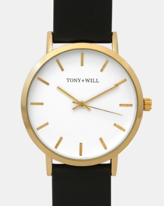Show details for CLASSIC LEATHER Matt Gold/ White / Black Picture of CLASSIC LEATHER Matt Gold/ White / Black