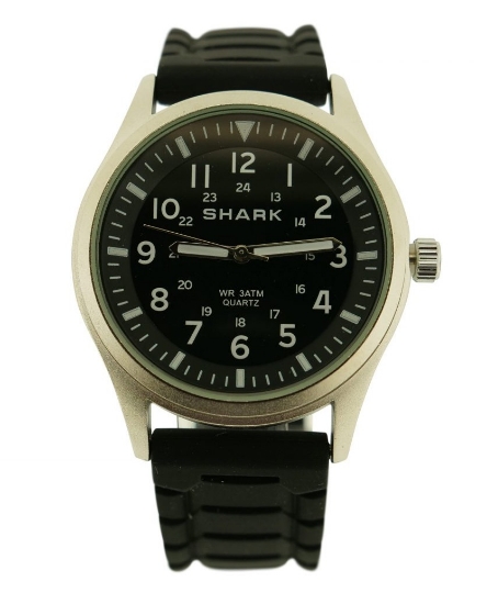 Picture of SHARK SPORTS 3ATM 116 Black Rubber