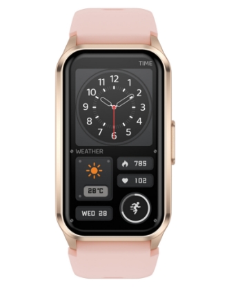 Show details for Smart Watch HLH024B - Rose/Pink Picture of Smart Watch HLH024B - Rose/Pink
