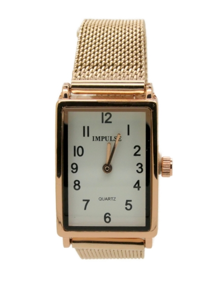 Picture of Impulse Rectangle - Rose Gold Mesh